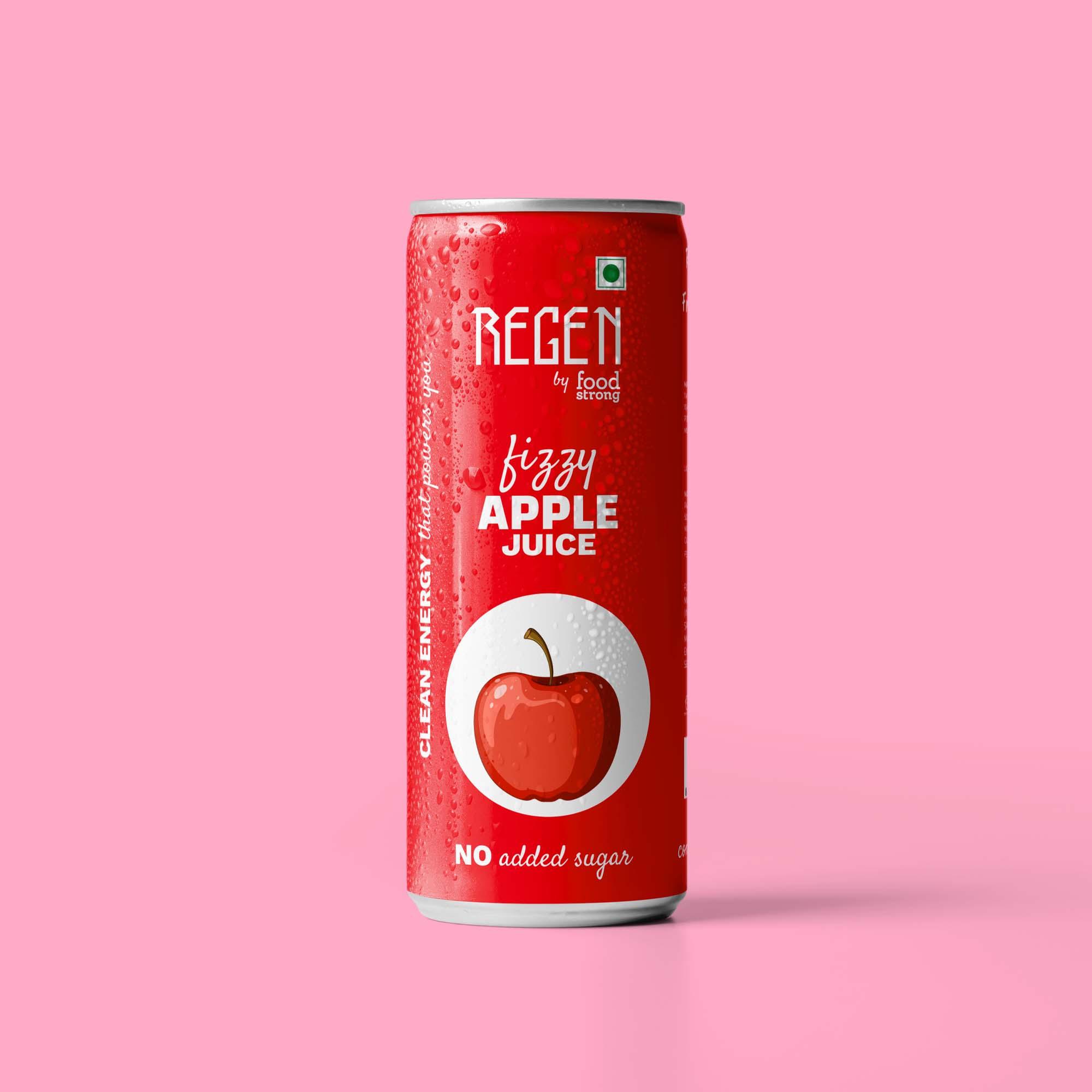 Fizzy Apple Juice | Pack of 6, 250 ml x 6