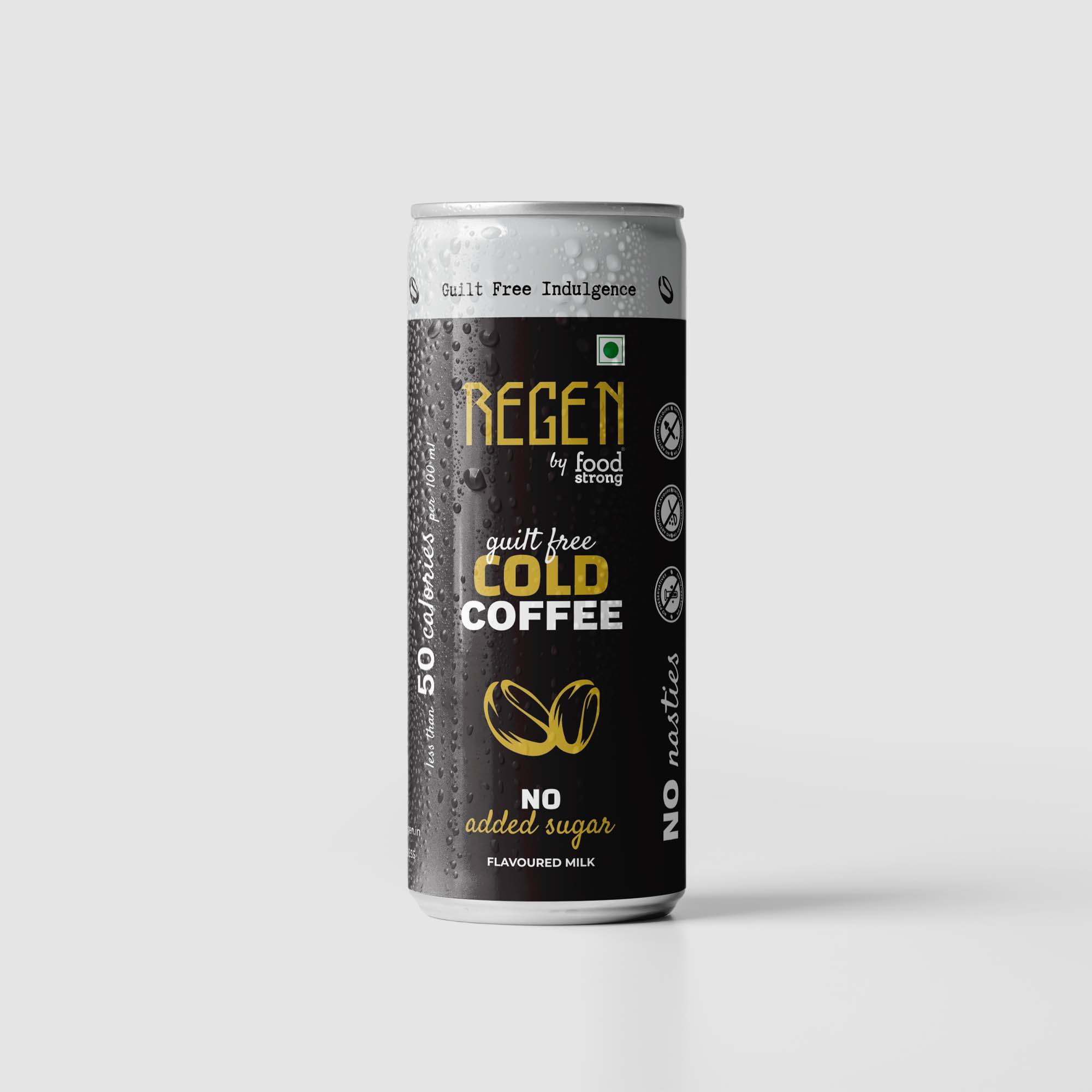 Cold Coffee - No Added Sugar | Pack of 6, 250 ml x 6
